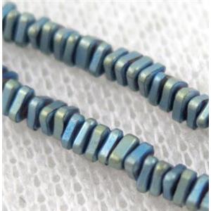 matte hematite beads, freeform, approx 6mm