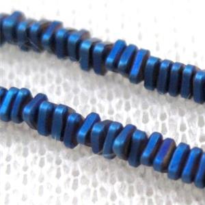 matte hematite beads, freeform, approx 6mm