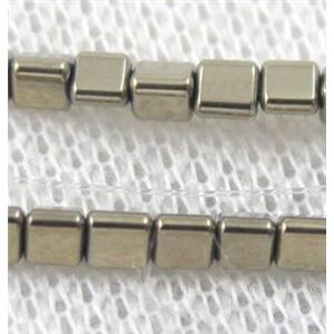 hematite beads, triangle, gold plated, approx 3x3mm