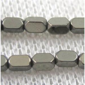 black hematite beads, approx 4x2mm