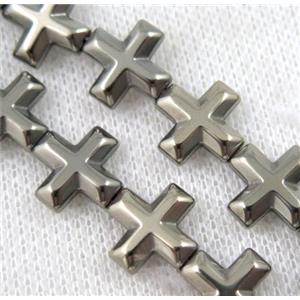 hematite beads, approx 12x12mm