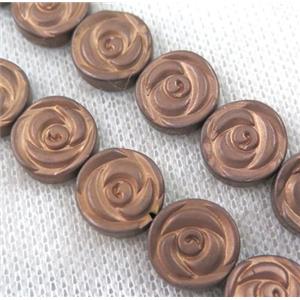 hematite beads, approx 12mm dia