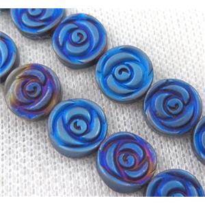 hematite beads, approx 12mm dia