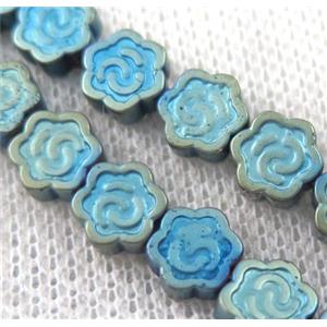 hematite beads, approx 8mm