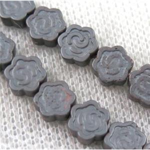hematite beads, approx 8mm