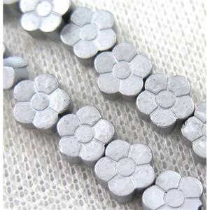 hematite beads, approx 7mm