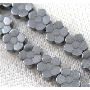 hematite beads, approx 7mm