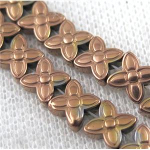 hematite beads, approx 7x7mm