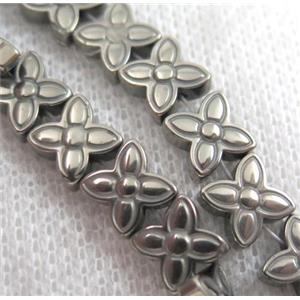 hematite beads, approx 7x7mm