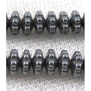 hematite beads, approx 8mm dia