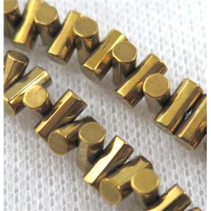 hematite beads, approx 7x3mm