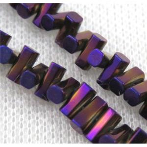 hematite beads, approx 7x3mm
