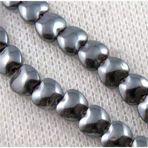 hematite beads, approx 6x3mm