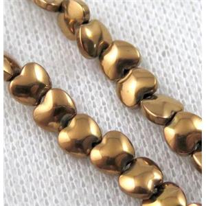 hematite beads, approx 6x3mm