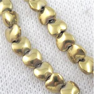 hematite beads, approx 6x3mm