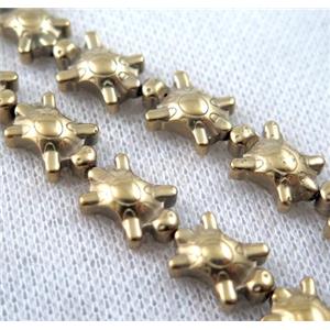 hematite beads, approx 10x14x5mm