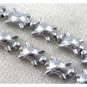 hematite beads, approx 10x14x5mm