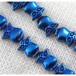 hematite beads, approx 10x8x2mm