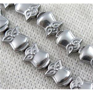 hematite beads, approx 10x8x2mm