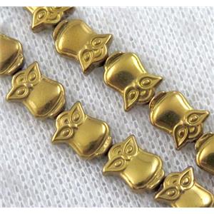 hematite beads, approx 10x8x2mm