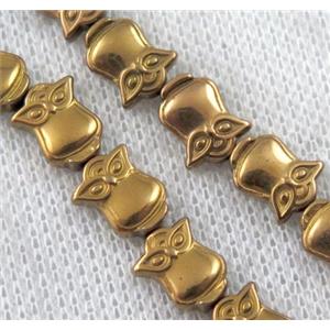 hematite beads, approx 10x8x2mm