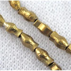 hematite beads, approx 7x3mm