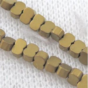 hematite beads, approx 4x3x2mm