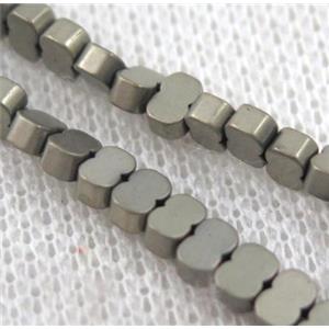hematite beads, approx 4x3x2mm
