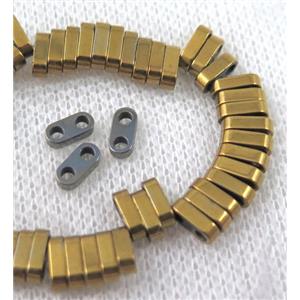 hematite beads, approx 6x3x2mm