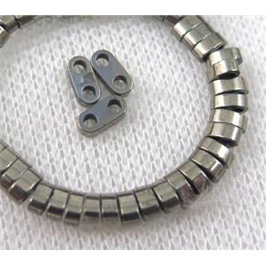 hematite beads, approx 6x3x2mm