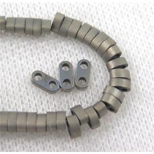 hematite beads, approx 6x3x2mm