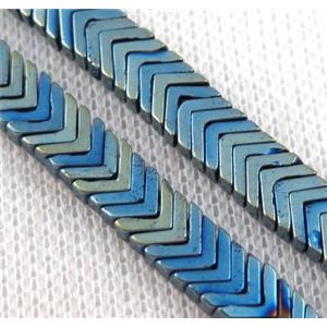 hematite beads, approx 7x1mm