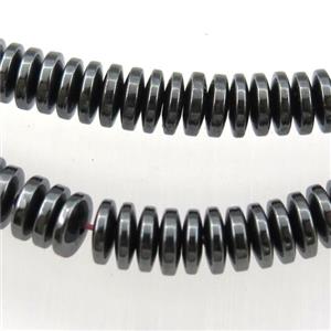 black Hematite beads, approx 2x6mm