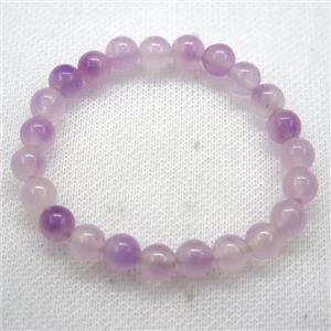 Stretch Jade bracelet, dye, approx 8mm dia, 22pcs per st