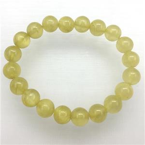 Stretch Jade bracelet, dye, approx 16mm dia, 13pcs per st