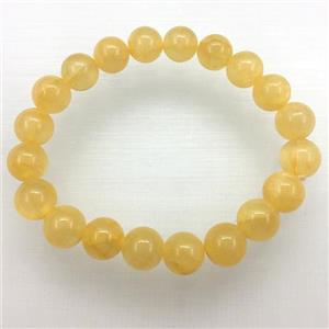 Stretch Jade bracelet, dye, approx 8mm dia, 22pcs per st
