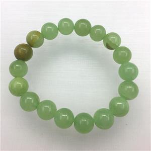 Stretch Jade bracelet, dye, approx 12mm dia, 16pcs per st