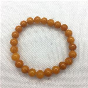 Stretch Jade bracelet, dye, approx 6mm, 28pcs per st