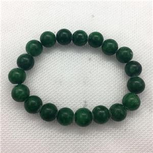 Stretch Jade bracelet, dye, approx 6mm, 28pcs per st