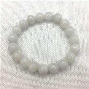 Stretch Jade bracelet, dye, approx 16mm dia, 13pcs per st