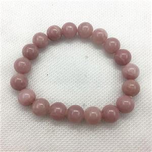 Stretch Jade bracelet, dye, approx 16mm dia, 13pcs per st