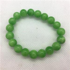 Stretch Jade bracelet, dye, approx 16mm dia, 13pcs per st