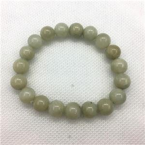 Stretch Jade bracelet, dye, approx 10mm dia, 19pcs per st