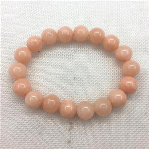 Stretch Jade bracelet, dye, approx 14mm dia, 15pcs per st