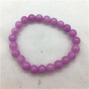 Stretch Jade bracelet, dye, approx 16mm dia, 13pcs per st