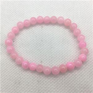 Stretch Jade bracelet, dye, approx 16mm dia, 13pcs per st