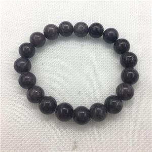 Stretch Jade bracelet, round, dye, approx 6mm, 28pcs per st