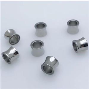 stainless steel tube beads, approx 10mm