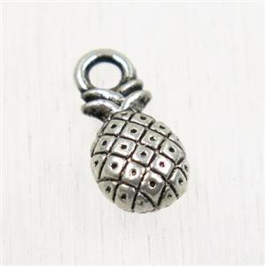 tibetan silver pineapple pendant, non-nickel, approx 7x14mm