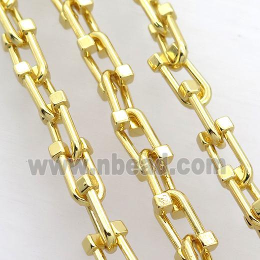alloy chain, gold plated